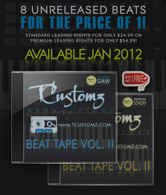 TCustomz Productionz Beat Tape Vol. II