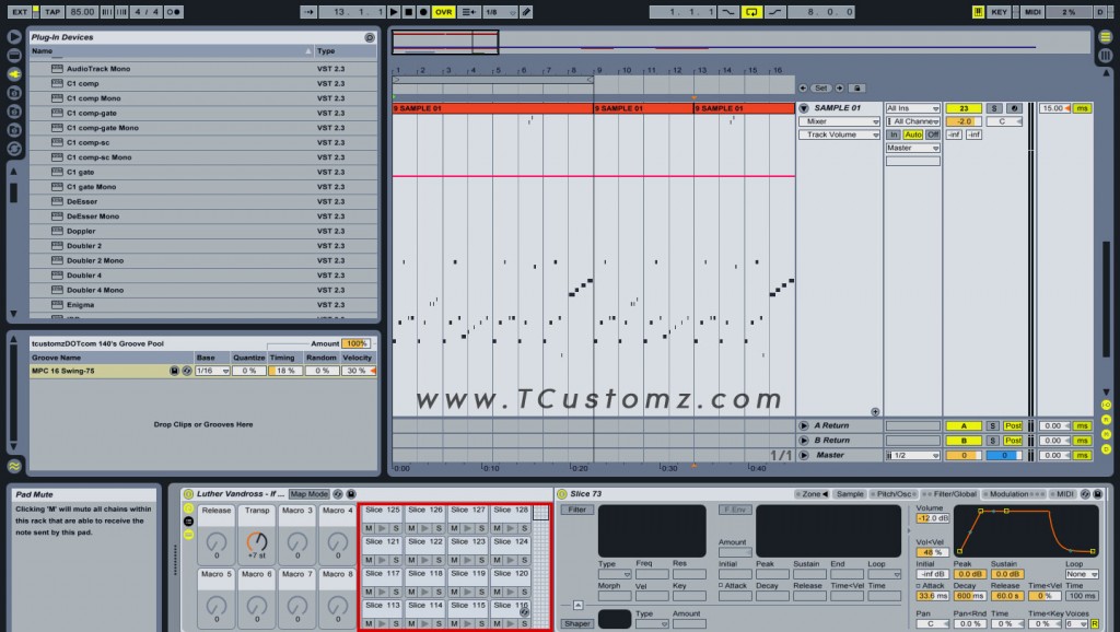 chopping a sample in ableton live